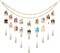 Hanging Photo Display Boho Macrame Photo Wall Hanging with 24 Wood Clips Macrame Collage Picture Frame with Wooden Beads Double Layer Room Decor Art Display